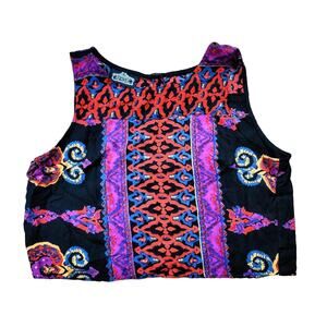 BOHO ANGIE CROP TOP FESTIVAL SUMMER BEACH VACATION ARTSY HIPPIE WHIMSYGOTH